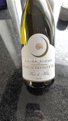 Burgundsko Chablis Premier Cru Jean-Marc Brocard Mont de Milieu 2018