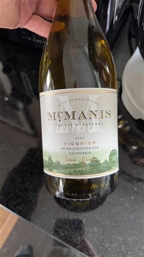 Californische AVA's River Junction McManis Family Vineyards 2022