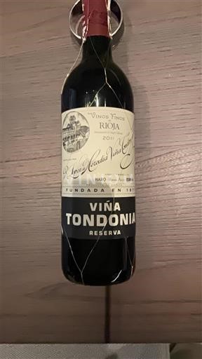 La Rioja Rioja R. López de Heredia Viña Tondonia Reserva 2011