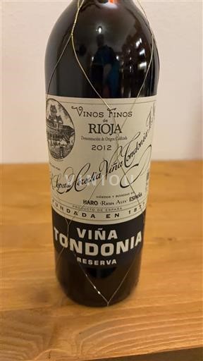La Rioja Rioja R. López de Heredia Viña Tondonia Viña Tondonia Reserva 2012