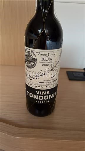 La Rioja Rioja R. López de Heredia Viña Tondonia Viña Tondonia Reserva 2012