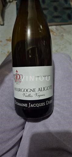 Bourgogne Bourgogne Aligoté Domaine Jacques Dury Vieilles Vignes 2022