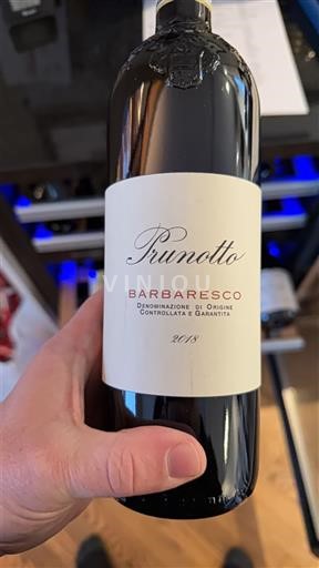 Vine Rouge sec Prunotto 2018 Italien Piemonte Barbaresco DOC