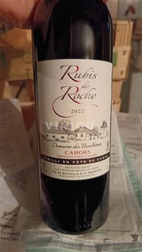 Jihozápad Cahors Domaine S Boulbènes Rubis de Roche 2022