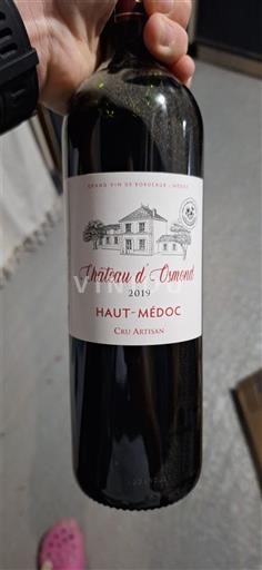 Bordeaux Haut-Médoc Château Osmond 2019