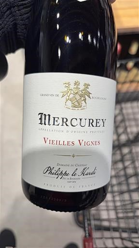 Burgundsko Mercurey Domaine Château Philippe le Hardi Vieilles Vignes 2022