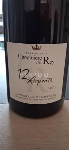 Loiredalen Saint-Nicolas-De-Bourgueil Domaine La Chopinière du Roy 12 Arpents 2023