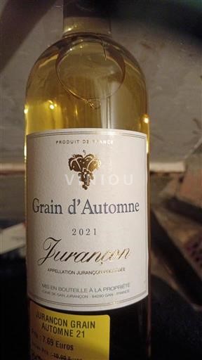 Sydvestfrankrig Jurançon Grain d'Automne 2021
