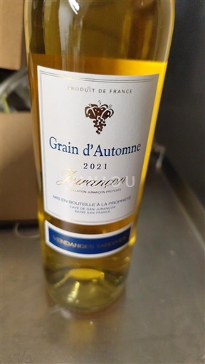 Sydväst Jurançon Grain d'Automne 2021