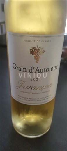 Tây Nam Jurançon Grain d'Automne 2021