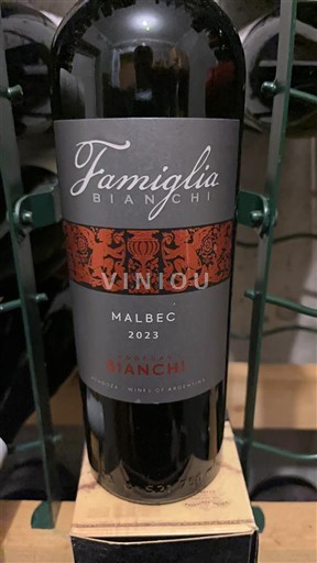 Rượu vang Rouge sec Famiglia Bianchi 2023 Argentina Mendoza Không được chỉ định