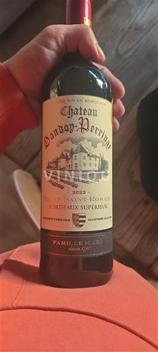 Bordeaux Bordeaux Supérieur Château Grandoy-Perrinat 2023