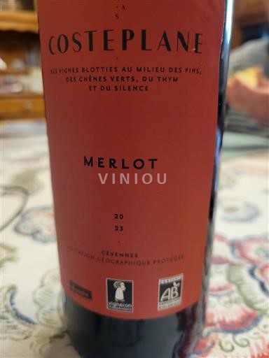 Languedoc und Roussillon Cévennen Costeplane Merlot 2023