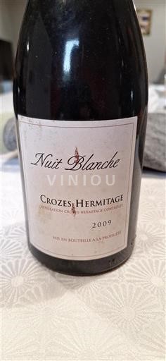 Rhônen laakso Crozes-Hermitage Nuit Blanche 2009