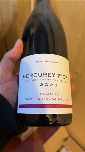 Bourgondië Mercurey Premier Cru Domaine Gaëlle & Jérôme Meunier 2023