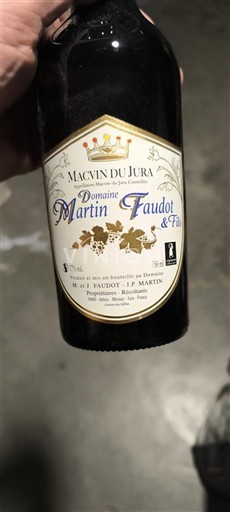 Jura Macvin du Jura Domaine Martin Faudot & Fils Neleten.