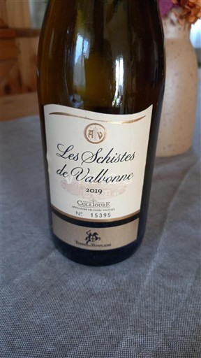 Roussillon Collioure Les Schistes de Vallonne 2019