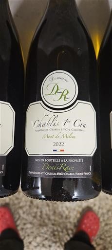 Bourgondië Chablis Premier Cru Premier Cru Denis Race Mont de Milieu 2022