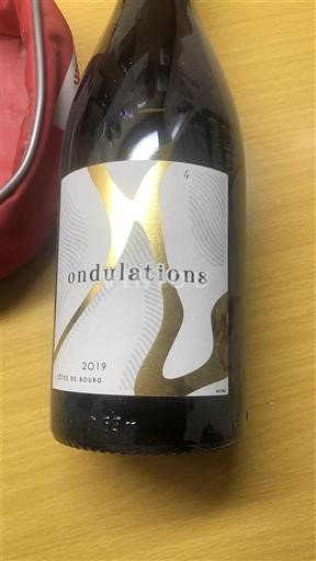 Burdeos Côtes-de-bourg Ondulations 2019