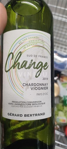 Rượu vang Blanc sec Change Gérard Bertrand 2019 Pháp Languedoc và Roussillon Vùng đất Oc IGP