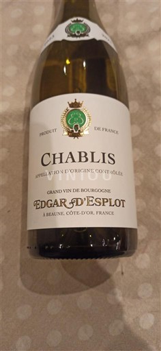 Burgundy Chablis Edgar D'Esplot 2023