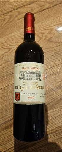 Bordeaux Haut-Médoc Château Tour du Haut Moulin Cru Bourgeois 2020