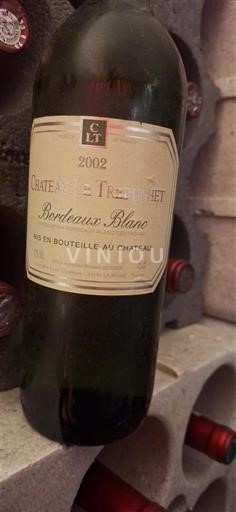 Rượu vang Blanc sec Château Le Truchhet 2002 Pháp Bordeaux Bordeaux trắng AOC