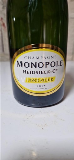 Šampanja Šampanjec Heidsieck & Co Monopole Fondateur Neleten.