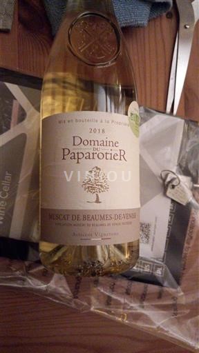 Rhônedalen Muscat de Beaumes de Venise Domaine Paparotier 2018