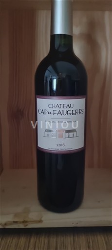 Bordeaux Castillon Côtes de Bordeaux Château Cap de Faugères 2016