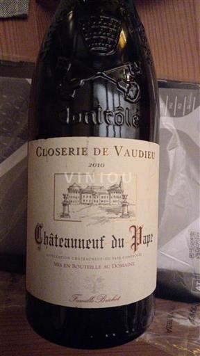Rhône Valley Châteauneuf-du-Pape Clos de Vaudieu Closerie de Vaudieu 2010