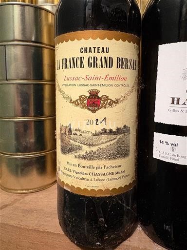 Bordeaux Lussac-Saint-Émilion Château La France Grand Bersa 2021