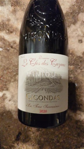 Rhône Valley Gigondas Domaine Le Clos des Cazaux La Tour Sarrazine 2020