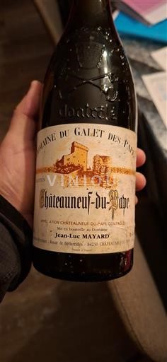 Thung lũng Rhône Châteauneuf-du-pape Domaine Galet des Papes 1991