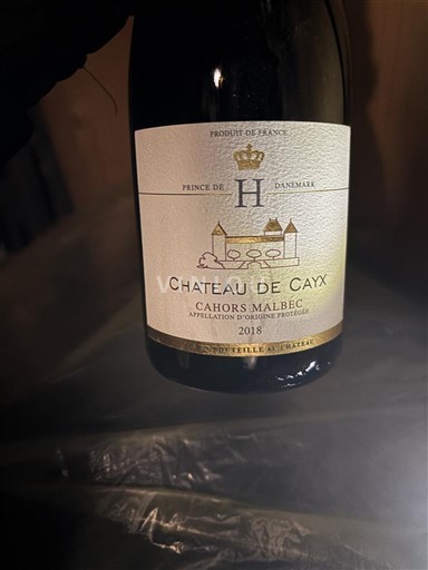 Tây Nam Cahors Château Cayx 2018
