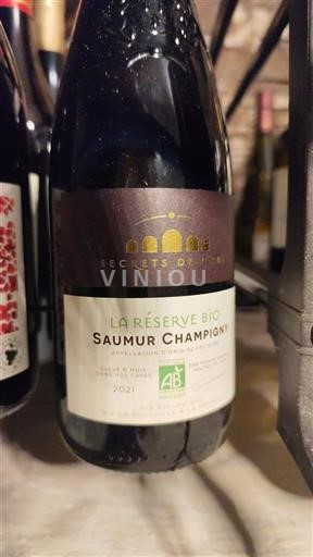 Loirevallei Saumur-champigny Secrets de Terroir La Réserve Bio 2021