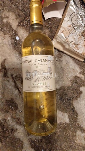 Bordeaux Graves Château Cabannieux Epicée 2019
