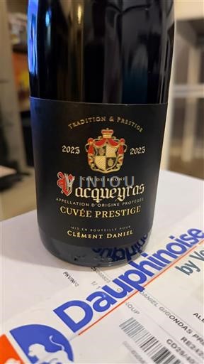 Rhône Valley Vacqueyras Clément Daniel Prestige 2025