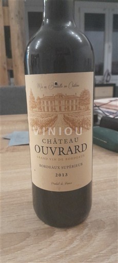 Bordeaux Bordeaux Supérieur Château Ouvrard 2013