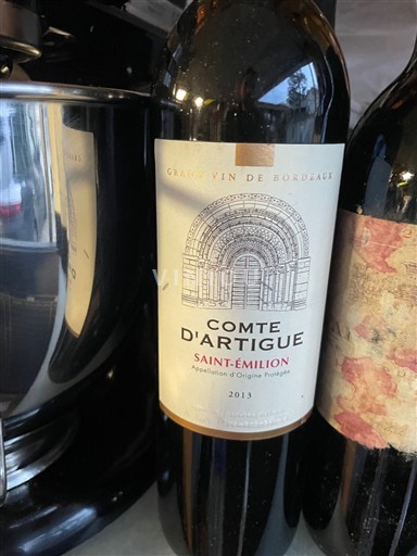 Bordeaux Saint-Émilion Comte d'Artigue 2013