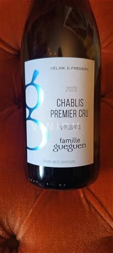 Borgoña Chablis Premier Cru Famille Gueguen vosgros 2023