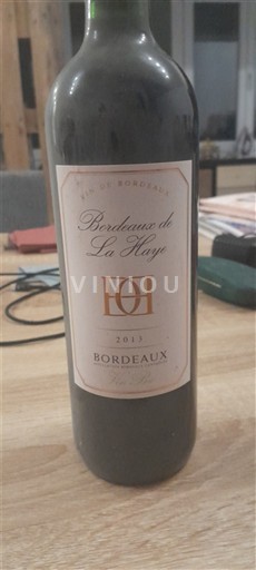 Bordeaux Bordeaux de La Haye 2013