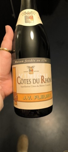 Vallée du Rhône Côtes-du-rhône J.V. Fleury 2022