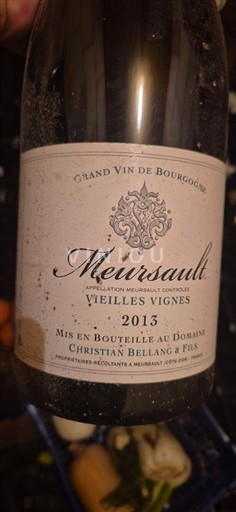 Burgundsko Meursault Christian Bellang & Fils Vieilles Vignes 2013