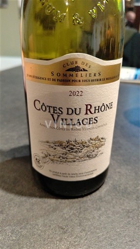 Rhône-dalen Côtes-du-Rhône-Villages Club des Sommeliers 2022