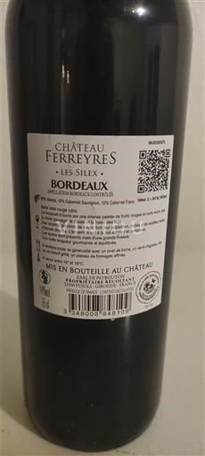 Bordeaux Château Ferreyres Les Silex Non Millésimé