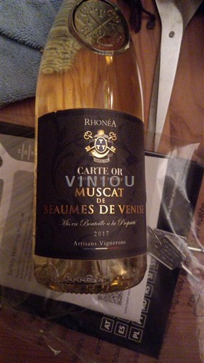 Rhônedalen Muscat de Beaumes de Venise Rhonéa Carte Or 2017