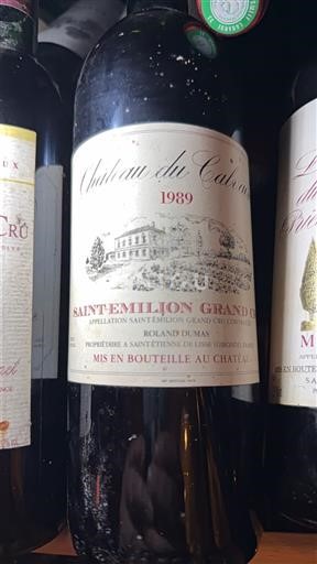 Bordeaux Saint-Émilion Grand Cru Grand Cru Château Cauze 1989