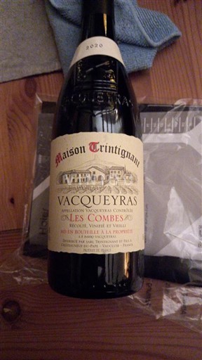 Rhône Valley Vacqueyras Maison Trintignan Les Combes 2020