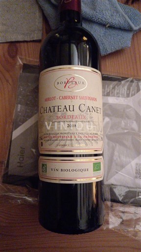 Bordeaux Château Canet 2018